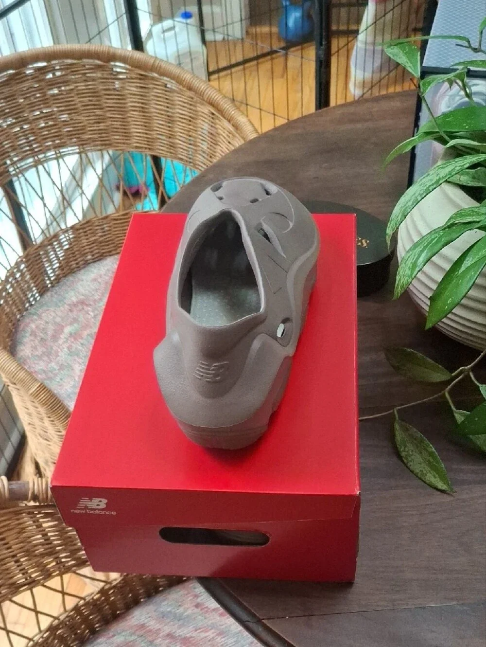 New Balance Men's Slip-On Clog in Gray